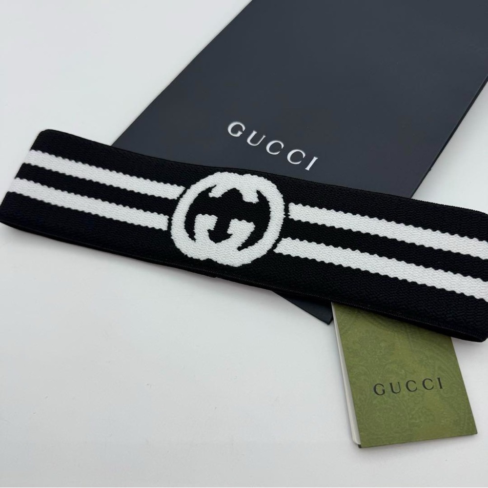Gucci Monochrome Logo Headband